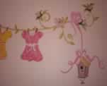  Cloth line Mural